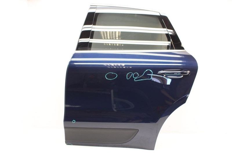 15-18 Porsche Macan 3.0L Driver Left Rear Blue Door Shell