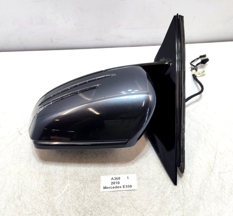 ✅ 10-13 OEM Mercedes W212 E350 Front Left Driver Rear View Mirror Gray