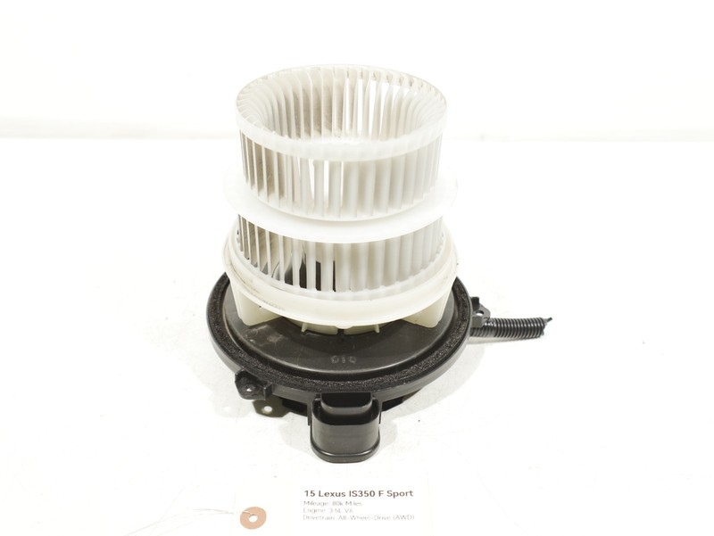 2014-2016 Lexus IS350 3.5L AWD A/C Heater Blower Motor Used OEM
