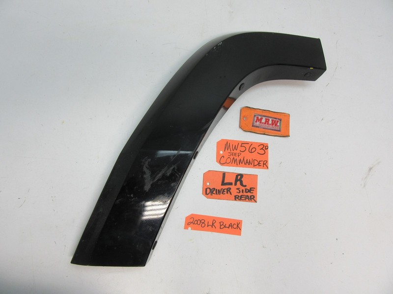DOOR MOLDING PANEL WHEEL FLARE BLACK TRIM BACK REAR LH for 06-10 JEEP COMMANDER