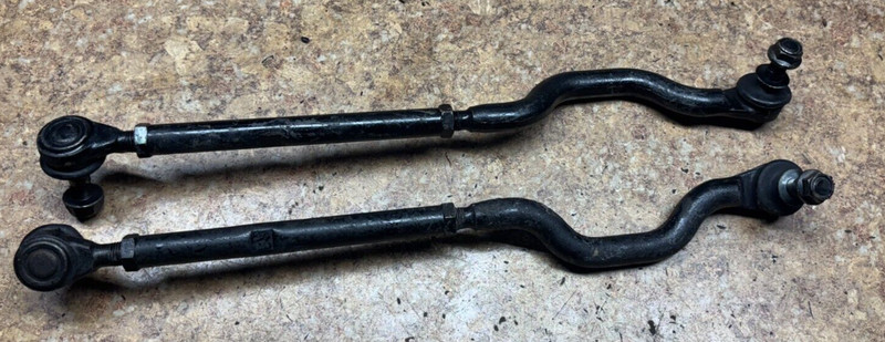 1986 Kawasaki Bayou ATV KLF 300 KLF300 Shaft Steering Tie Rod Ends Bar Nut 87 B9