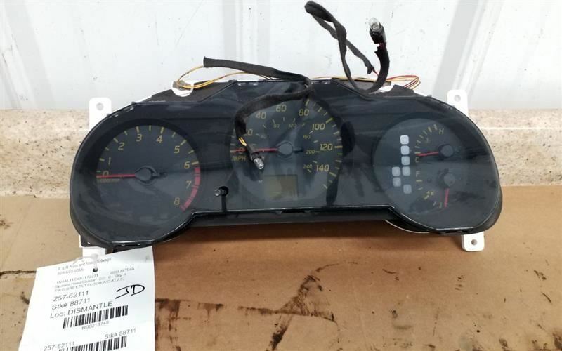 Speedometer Cluster MPH 4 Cylinder With ABS Fits 02-03 ALTIMA 218749