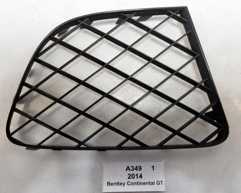 ✅ 12-18 OEM Bentley Continental GT Front Right Passenger Bumper Center Grille