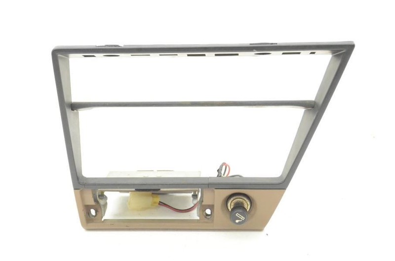 1988-1989 Nissan 300ZX VG30 Z31 Black and Tan Center Dash Bezel
