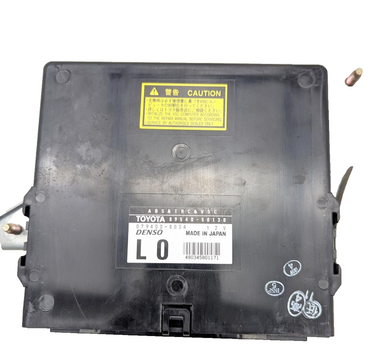 2001 LEXUS LS430 ABS & TRC & VSC CONTROL MODULE 89540-50130