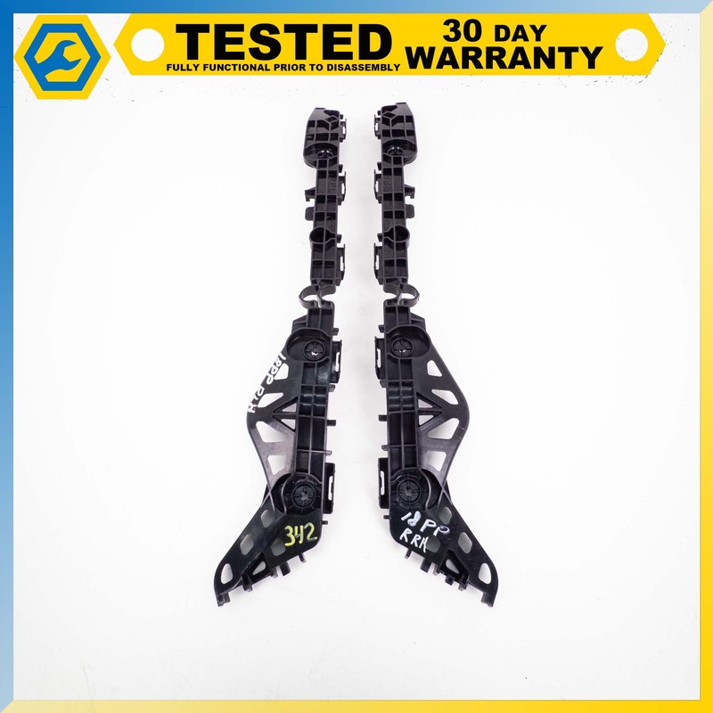 17-22 Toyota Prius Prime REAR BUMPER RETAINER SUPPORT BRACKET PAIR OEM