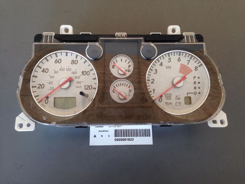 Speedometer Instrument Cluster MPH XLS W/O ABS 2003 Mitsubishi Outlander 4788