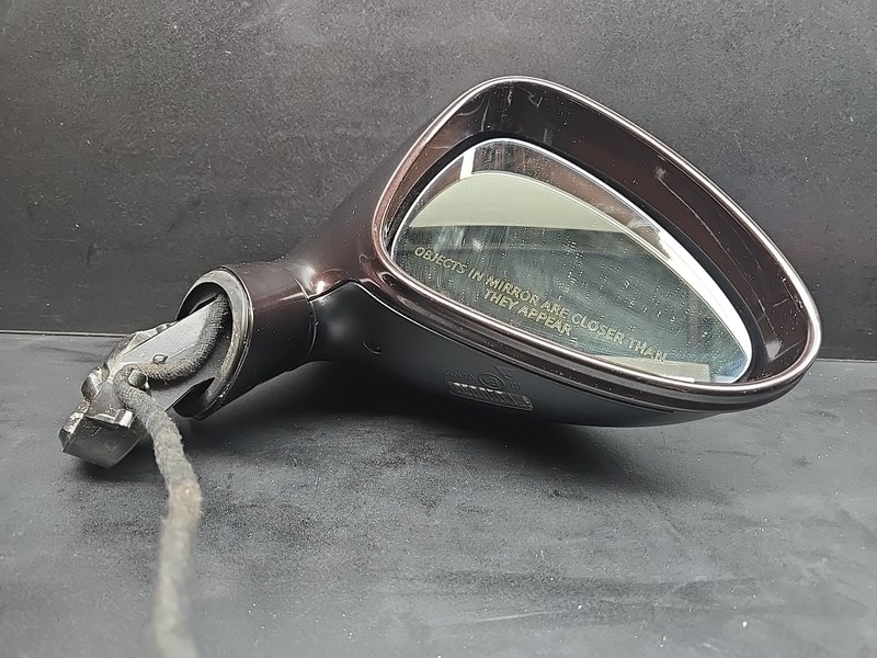 2010-2014 PORSCHE PANAMERA RIGHT DOOR MIRROR MAROON 14 WIRE OEM 97073122000