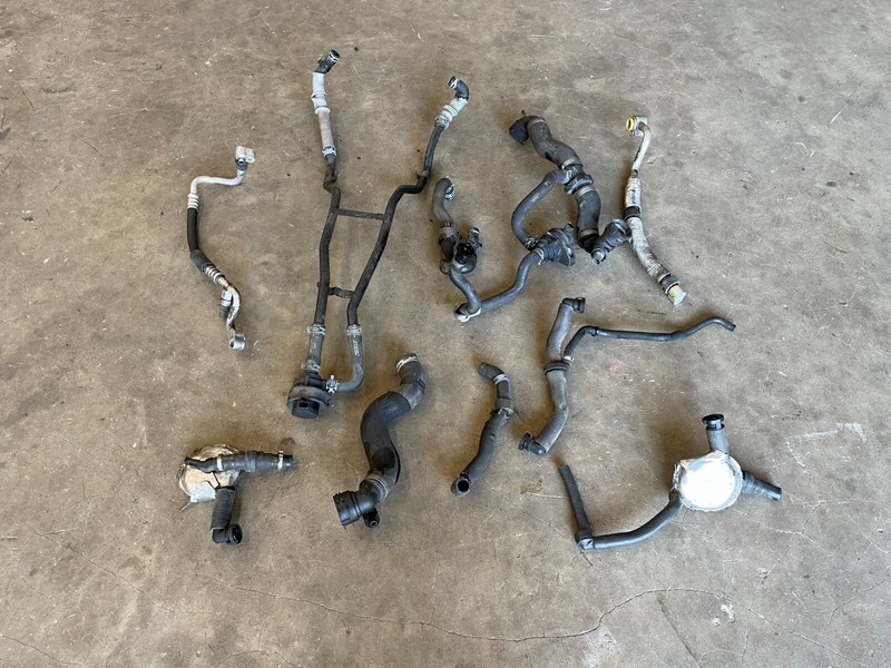 2003-2007 Bentley Continental GT AC Cooling Coolant Hose Tube Set 6.0L 1577 OEM