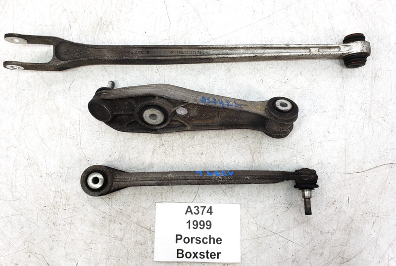 ✅ 97-04 OEM Porsche Boxster 986 Rear Left Driver Lower Upper Control Arm SET