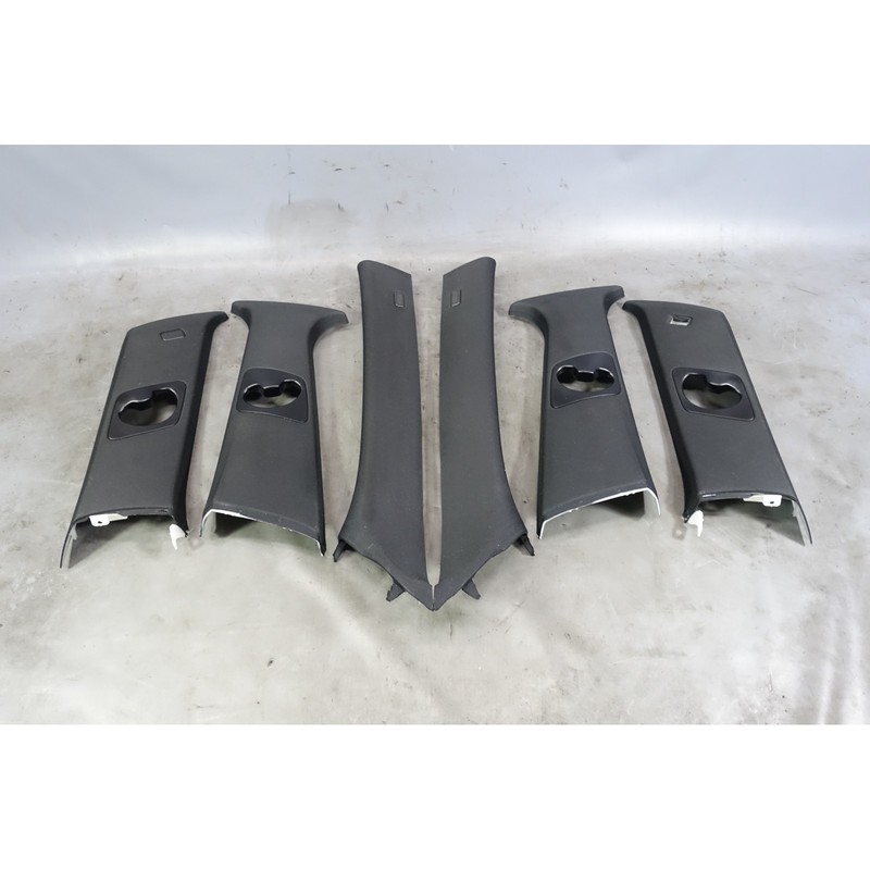 2007-2013 BMW E70 X5 Factory Interior A- B- C- Pillar Column Cover Set Black OEM
