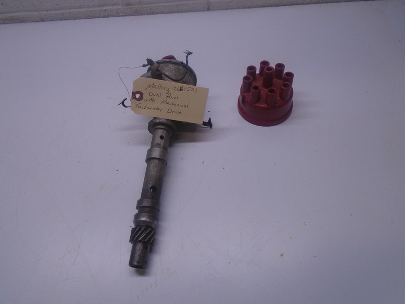 WA5 MALLORY IGNITION DistributorDual Point 2664501 mechanical tachometer drive