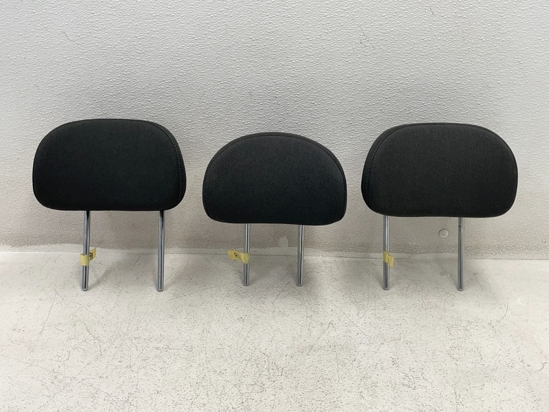 2025 Kia K4 Rear Left Right Center Headrest Head Rest Set Pair Black 1591 OEM