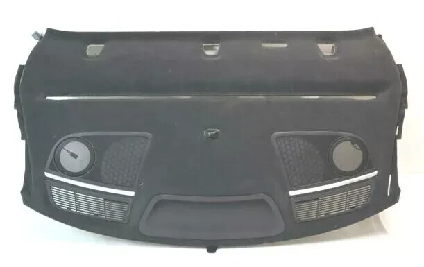 12-14 Jaguar XJ X351 Portfolio Rear Parcel Shelf Trim Cover Panel w/ Grilles OEM