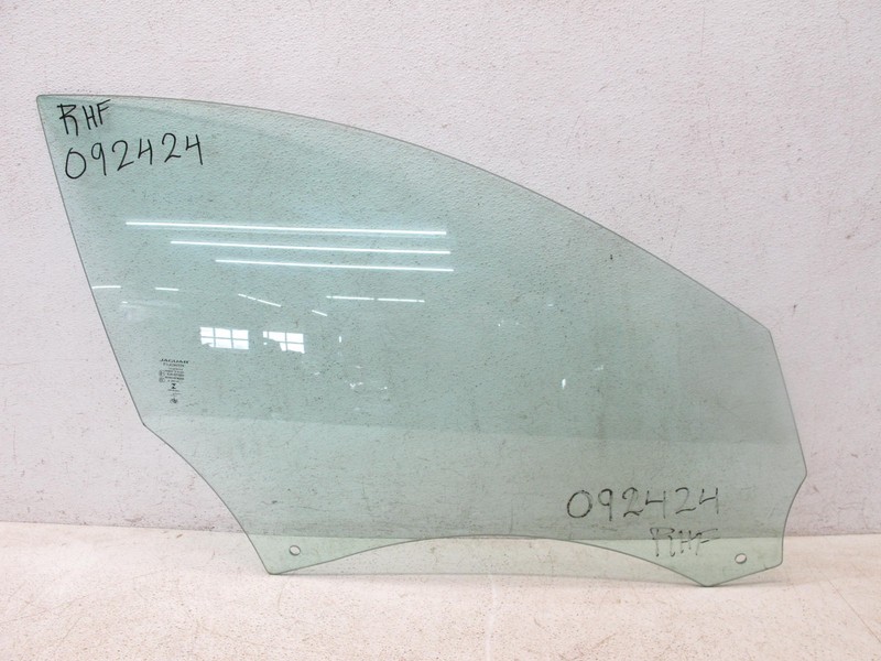 09-15 JAGUAR X250 XF XFR XFR-S SEDAN DOOR GLASS WINDOW FRONT RIGHT OEM 092424