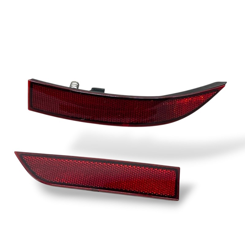 2019-2025 Audi A6 S6 C8 Rear Left Inner & Outer Bumper Reflectors Set Pair OEM