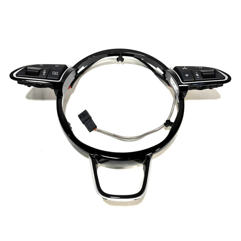 📌 13 - 18 AUDI Q3 STEERING WHEEL MULTIFUNCTION SWITCHES W/ BEZEL 4L0419689A OEM