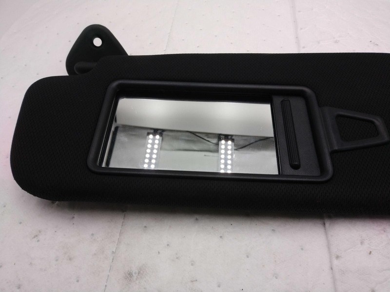 2015 Hyundai Genesis Coupe Left Sun Visor White OEM Used 143K Miles