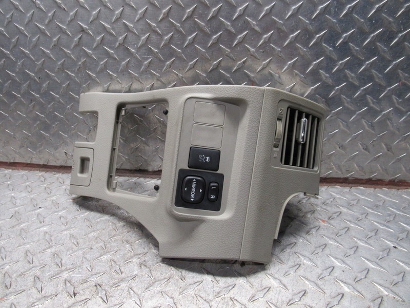 2009 TOYOTA COROLLA LEFT DASH TRIM PANEL STORAGE MIROR SWITCH 55480-02070