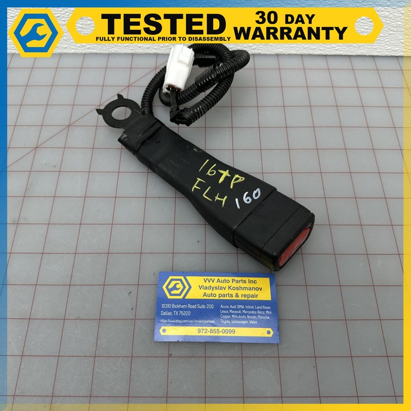 16-22 Toyota Prius FRONT LEFT DRIVER SIDE SEAT BELT SEATBELT BUCKLE OEM