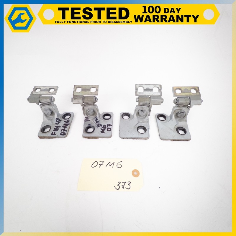 04-10 BMW M6 645CI 650I FRONT RIGHT & LEFT SIDE UPPER LOWER DOOR HINGE SET OEM