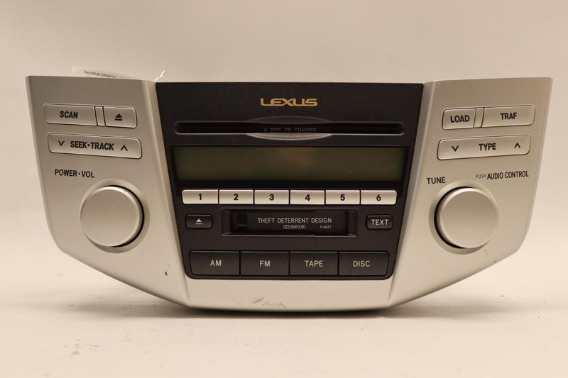 2006 LEXUS RX400 HYBRID DASH RADIO STEREO AM FM CD PLAYER RECEIVER UNIT OEM
