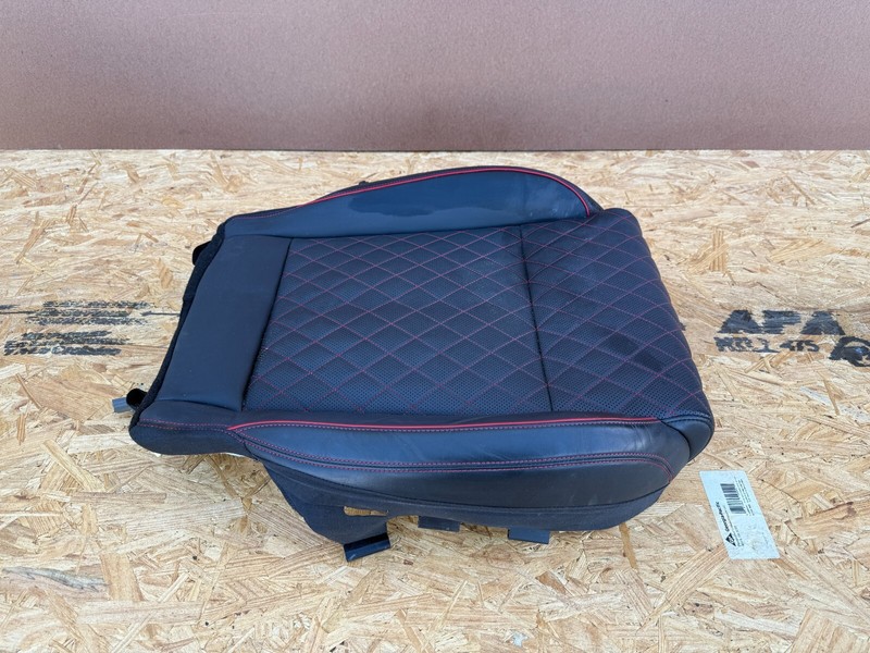 GENESIS G70 2019-2025 OEM FRONT RIGHT PASSENGER LOWER SEAT SKIN (RED STITCHING)