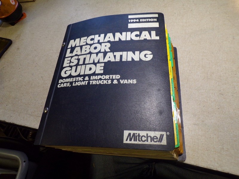 1994 Mechanical Labor estimating Guide Domestic & Imports Mitchell Car Truck Van