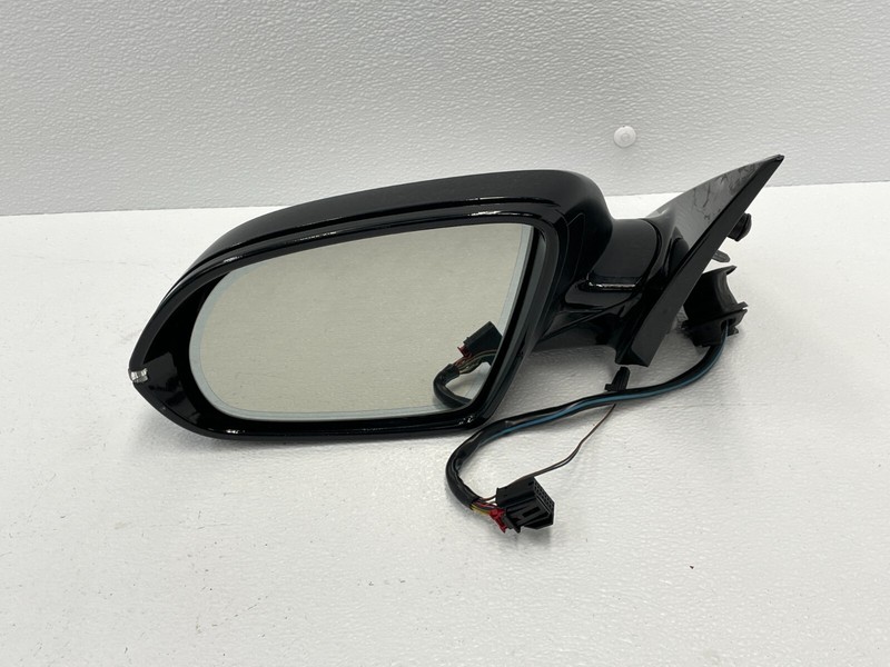 2011-2018 Audi A8 A8L Left Driver Side View Mirror Assembly Black 1463 OEM