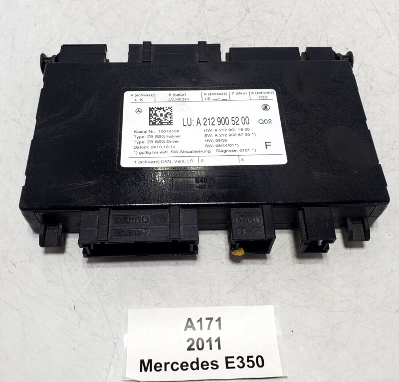 ✅ 2008-2021 OEM Mercedes A207 E350 Front Left Driver Side Seat Control Module