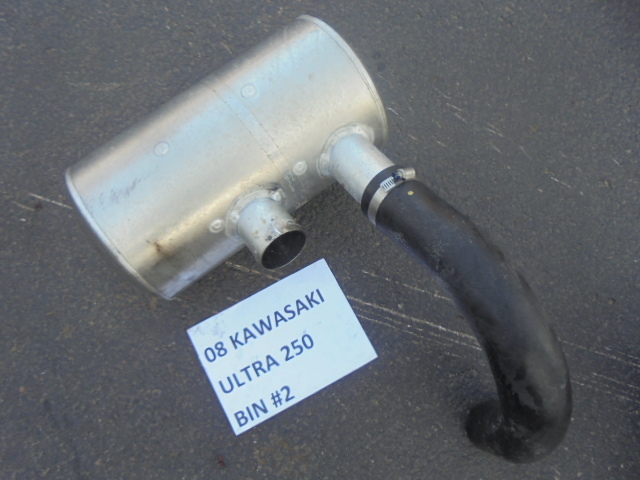 Kawasaki jet ski Ultra 250x Exhaust water box #2 2008 model FRESHWATER!