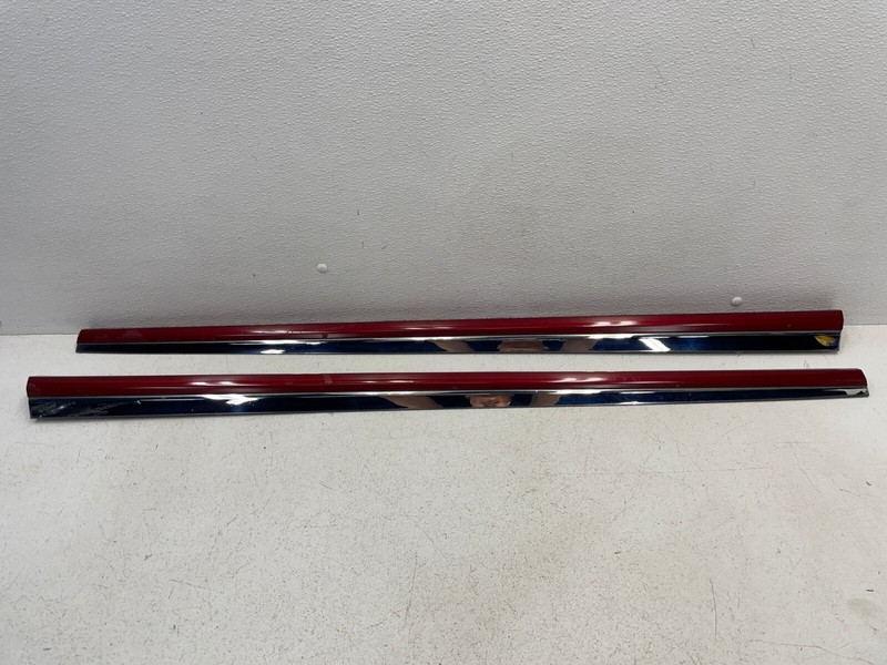 10-12 Lexus LS460 Front Left Right Exterior Lower Door Molding Trim Set 1571 OEM