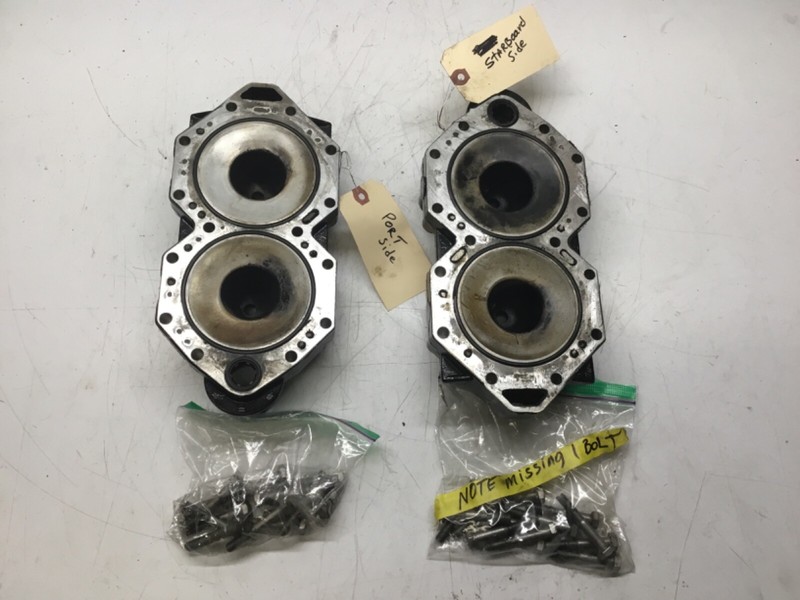 G3 Johnson Evinrude 115 HP 2 Stroke Cylinder Head PORT STBD 0343628 1998-1999