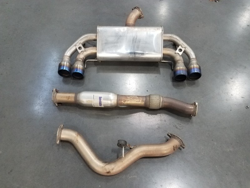 2010 Subaru WRX STi Invidia Dual Exhaust System #7397 E4