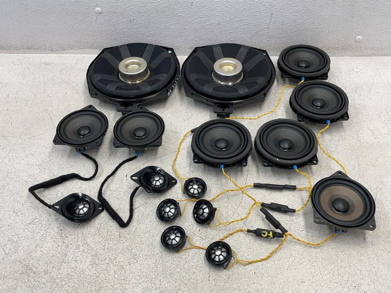 21 22 23 24 BMW M3 G80 Audio Sound Subwoofer Door Tweeter Speaker Set 1614 OEM