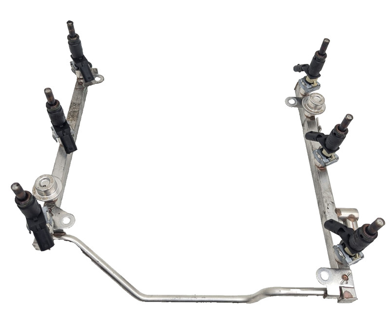 05-12 Mercedes R350 E350 ML350 Fuel Injector Rail Engine Frame Rack 2720700995