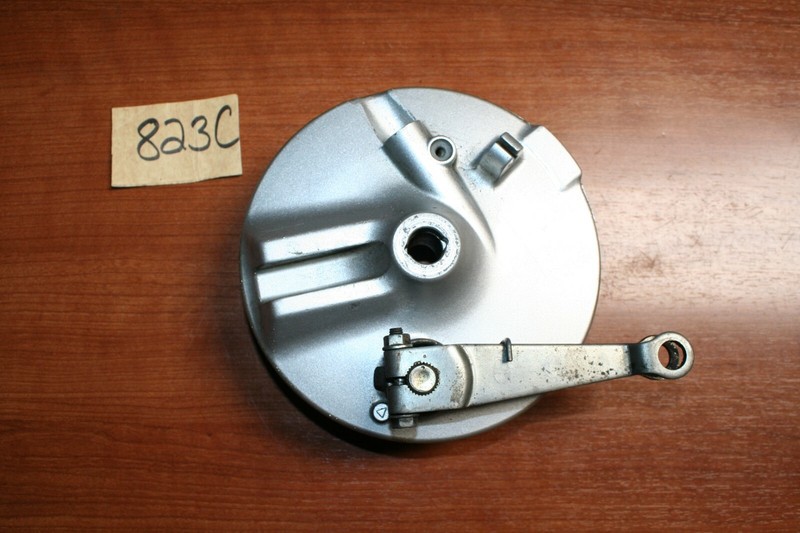 1980 Honda CM 200T Twinstar Front Brake Shoe Backing Plate Panel OEM 80F