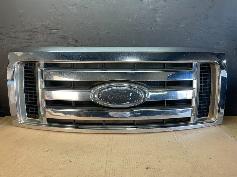 2009 to 2012 Ford F150 Front Upper Grill Grille Chrome Aftermarket AD8513 DG
