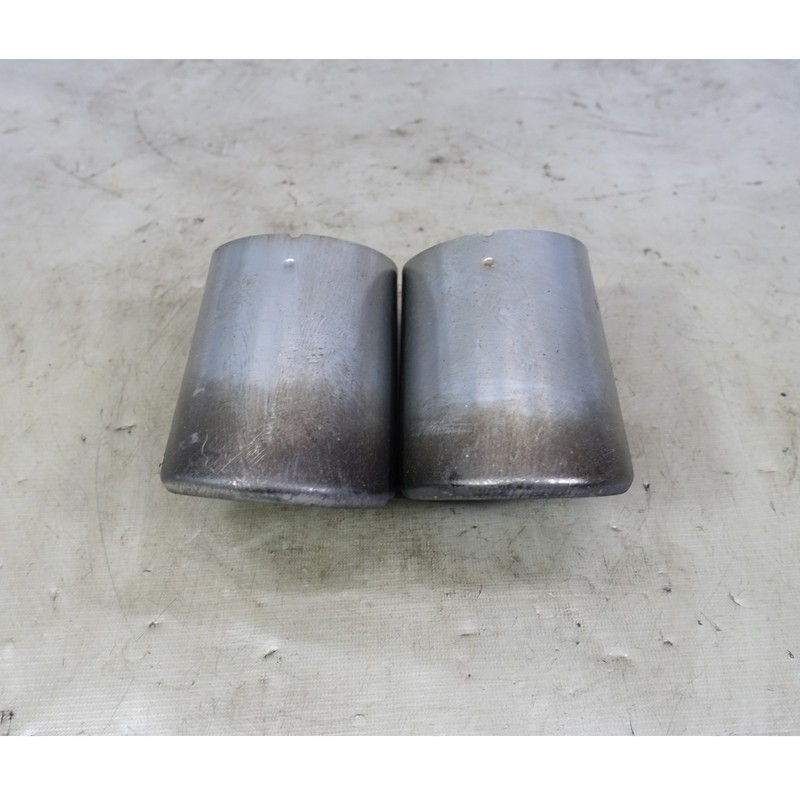 2014-2018 BMW F15 X5 35i 35d Exhaust Tailpipe Muffler Tips Pair Chrome OEM
