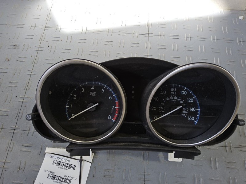 Speedometer Cluster MPH 6 Speed Skyactiv Package Fits 12-13 MAZDA 3 3464350