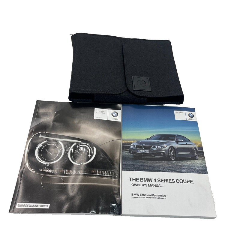 2017 BMW 430xi F32 4 Series Coupe Owners Manual With Case OEM
