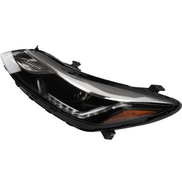 2016-2019 Chevy Malibu Left Driver Lh Halogen Headlight Led Daytime Running Lamp
