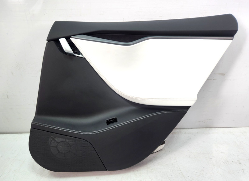✅ 12-20 OEM Tesla Model S Rear Right Passenger Interior Door Trim Panel Leather*