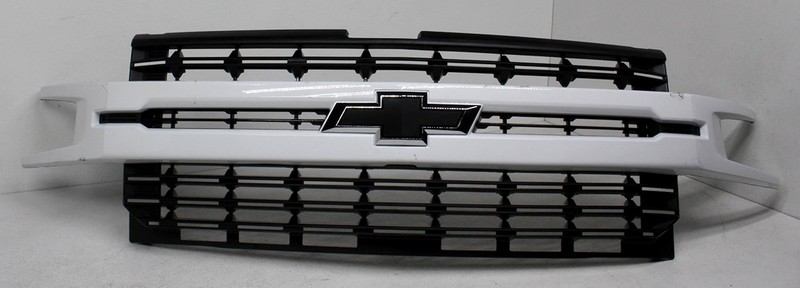 OEM Chevy Silverado 1500 RST Grille w/OUT camera option Summit White 84493307 Ma