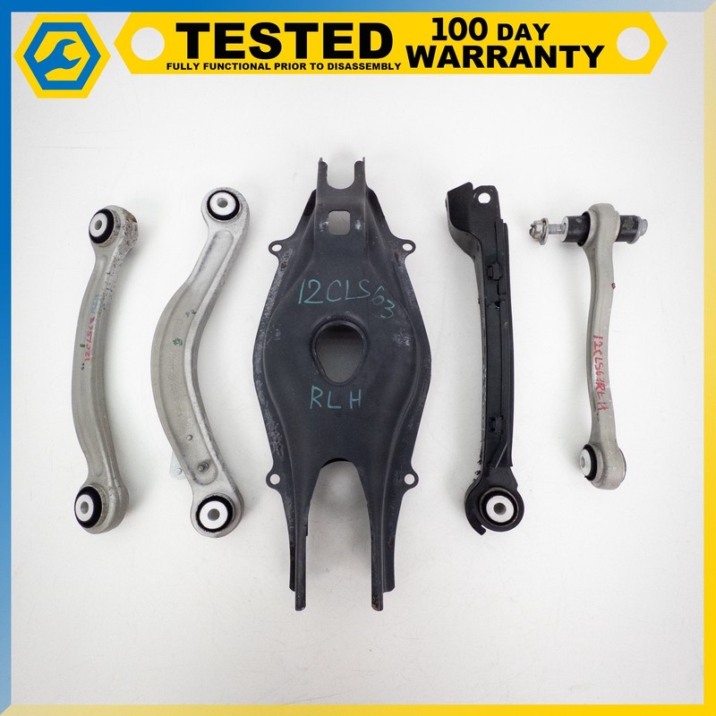 12-18 MERCEDES-BENZ CLS63 AMG REAR LEFT SIDE TIE ROD CONTROL ARM SET OF 5 OEM