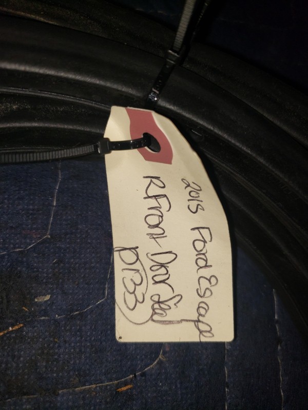 2015 Ford Escape Passenger Side Front Door Weatherstrip Seal Molding OEM