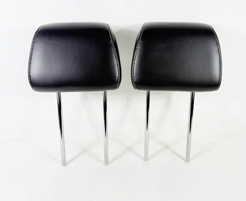 2009–2012 Ford Flex 3rd Row Headrest Set Pair Black Leather OEM Factory