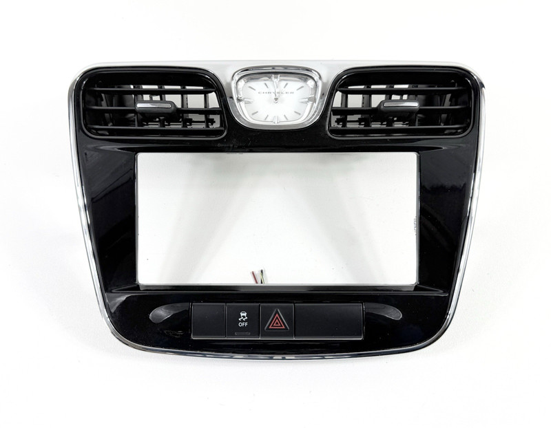 2011-2014 Chrysler 200 Dash Radio Bezel Trim AC Vents Clock Black OEM