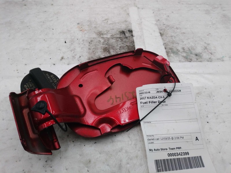 2017 MAZDA CX-5 Fuel Filler Door RED OEM Part 3356197 95K Miles