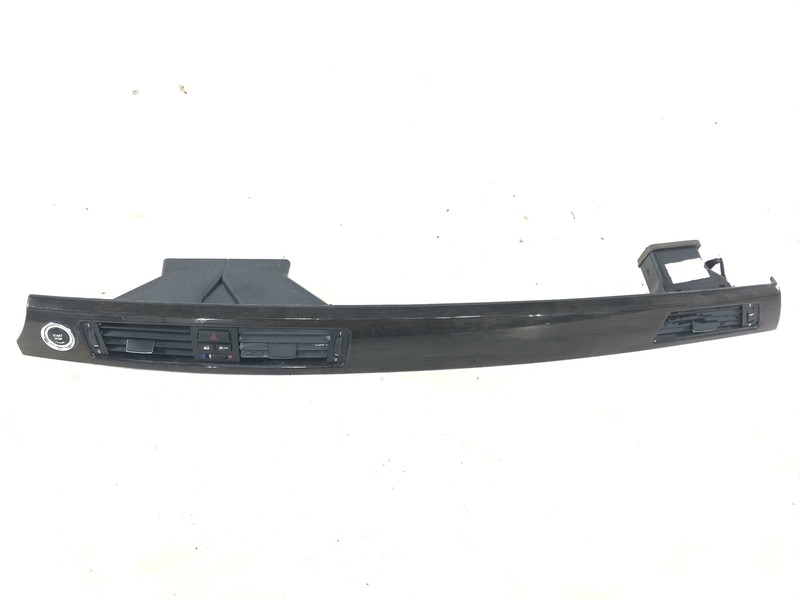 2007-2013 BMW 335I Wooden Grain Gray Dash Trim Oem 07 08 09 10 11 12 13